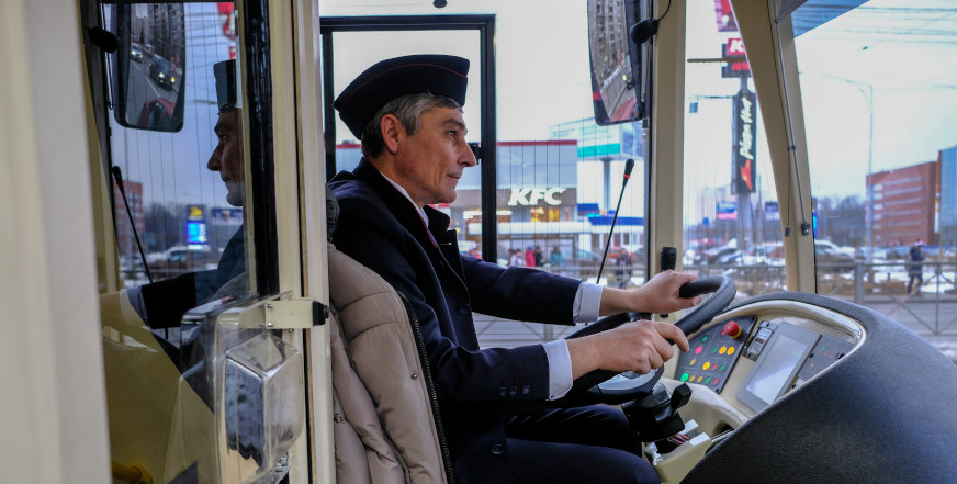 Водитель троллейбуса в Якутске